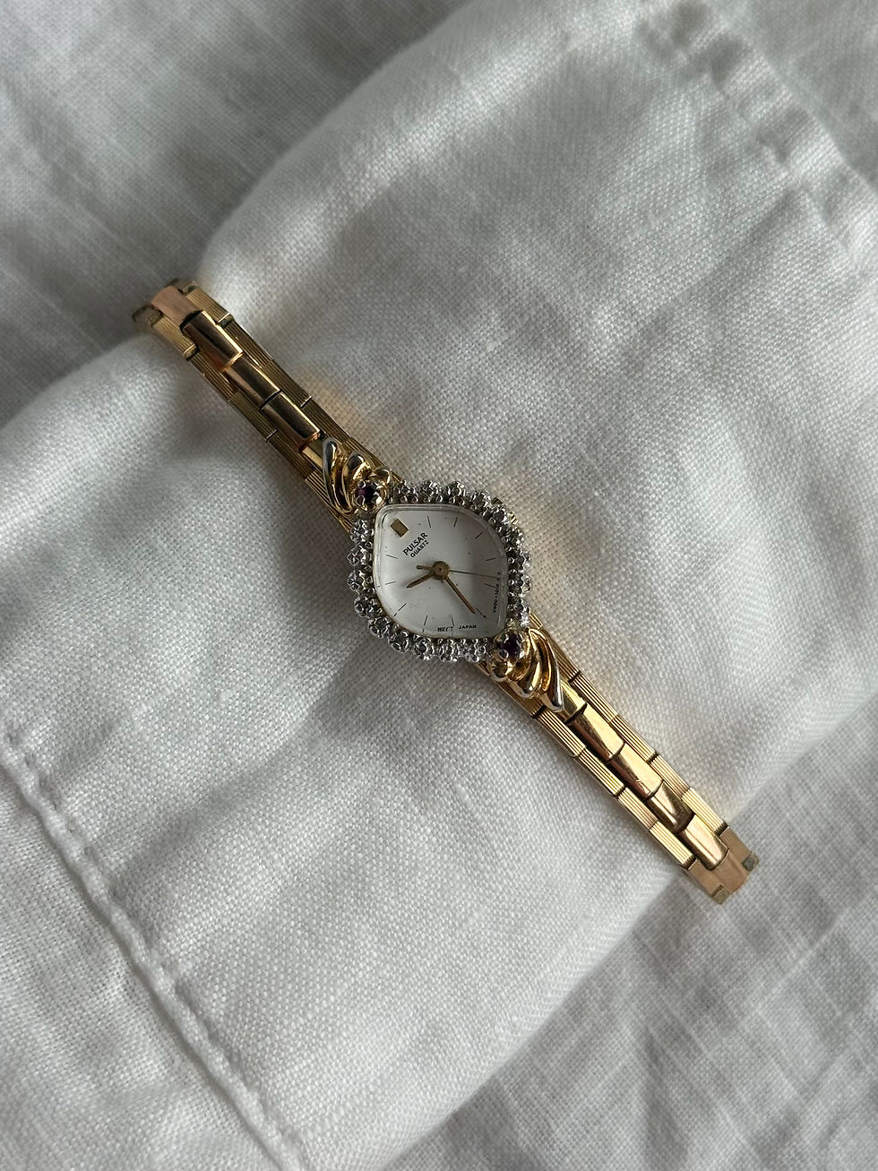 Thumbnail: Vintage Pulsar Watch - Diamond/Ruby Set 