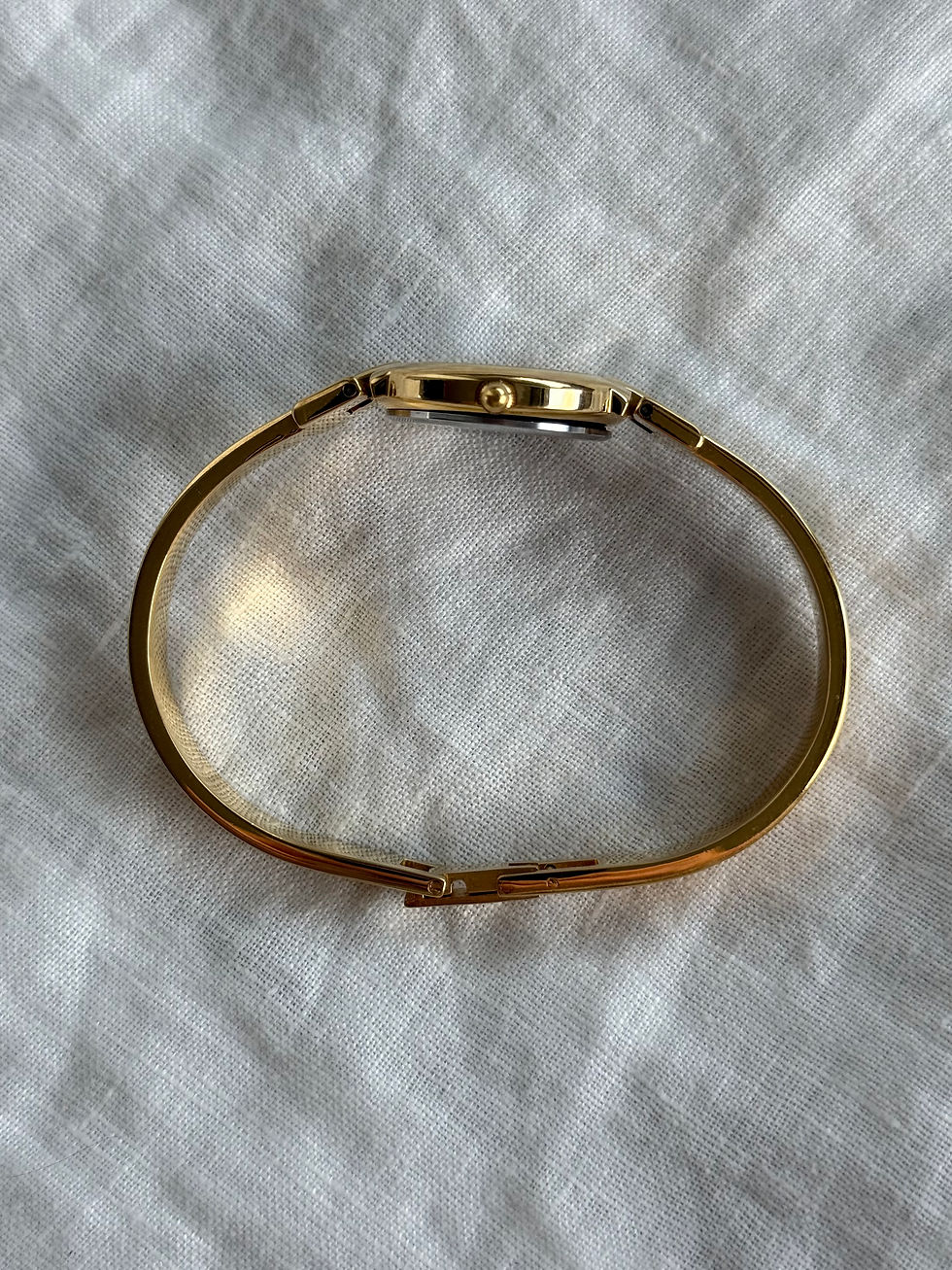 Thumbnail: Vintage Gold Givenchy Bangle Watch 