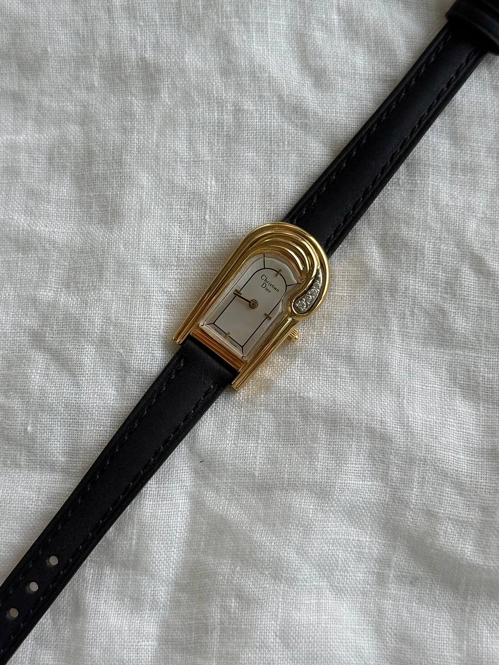 Thumbnail: Extremely Rare Dior Watch  - Diamond Set 
