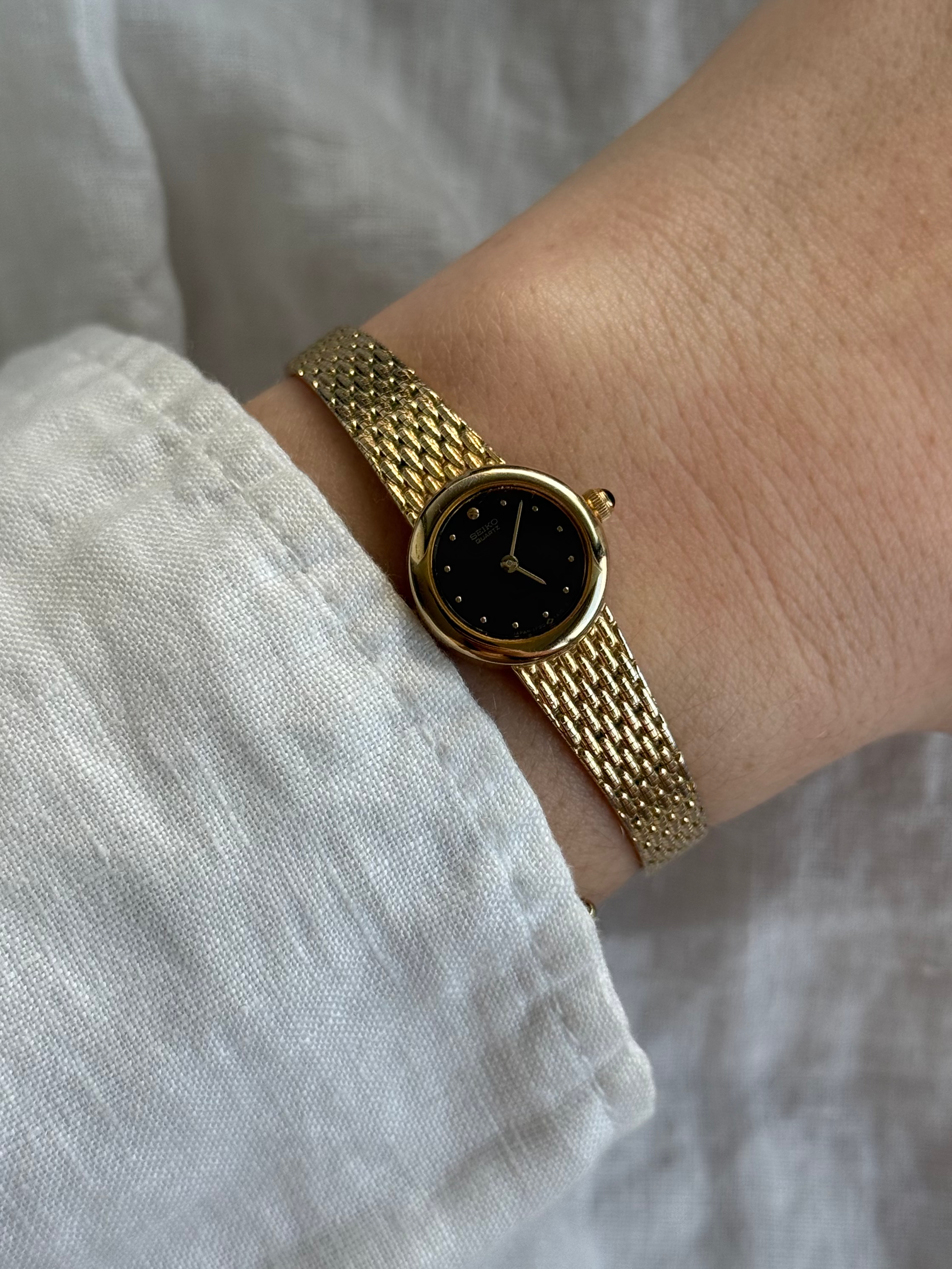 Vintage Seiko Gold Watch 