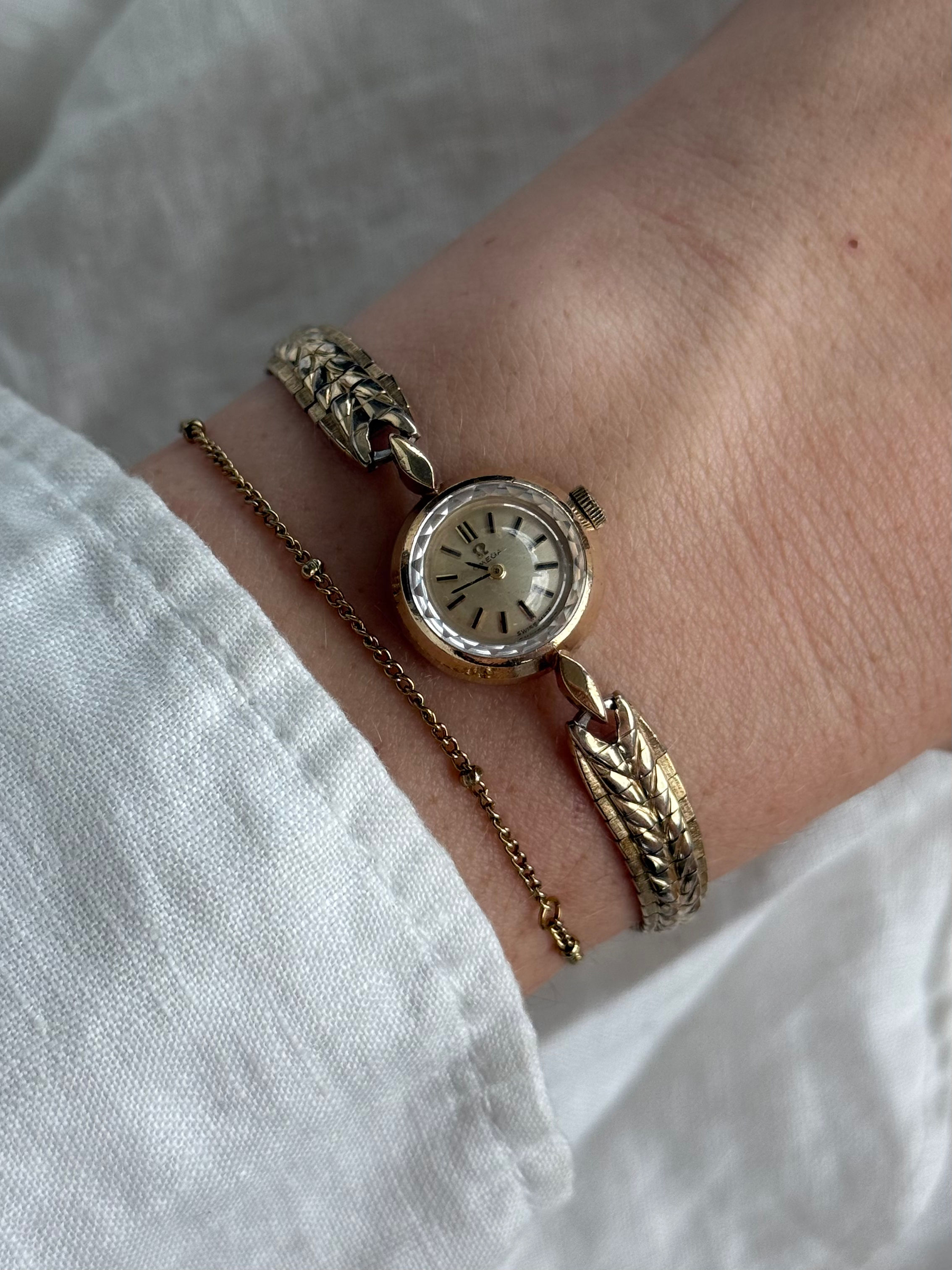 Vintage Gold Omega Watch - Boxed
