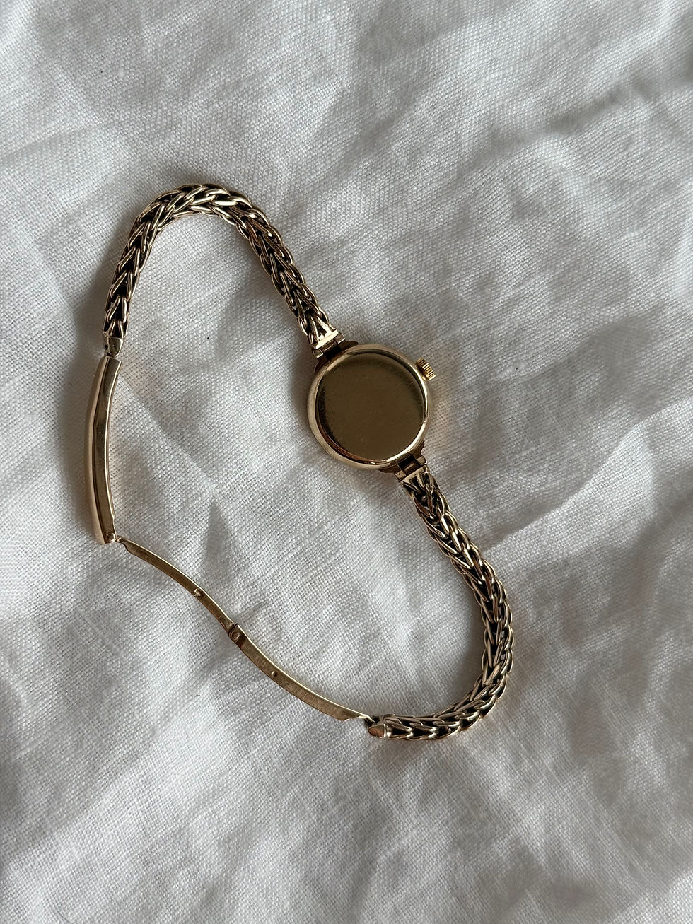 Thumbnail: Vintage Gold Omega Watch 