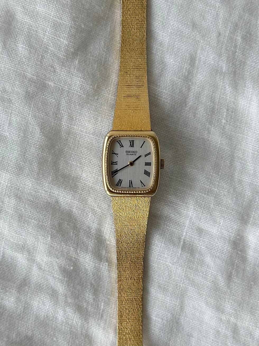 Thumbnail: Vintage Seiko Gold Watch 