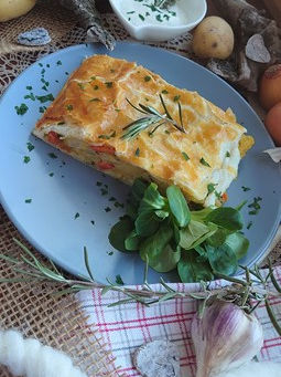 Kartoffel-Gemüse-Strudel