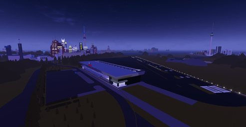 View of Sunan International Airport with Shendu and Roksurden People's Republic (Götenstadt)