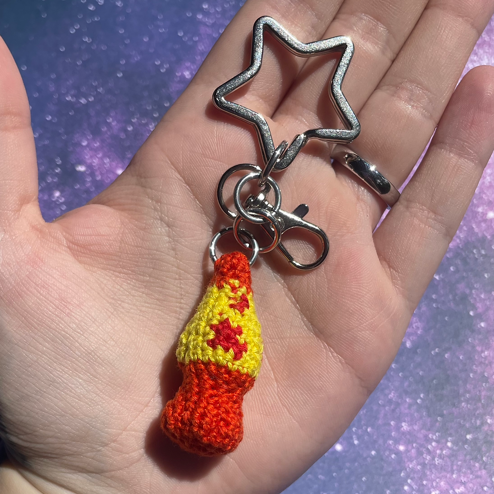 Thumbnail: Custom Lava Lamp Crochet Keychain