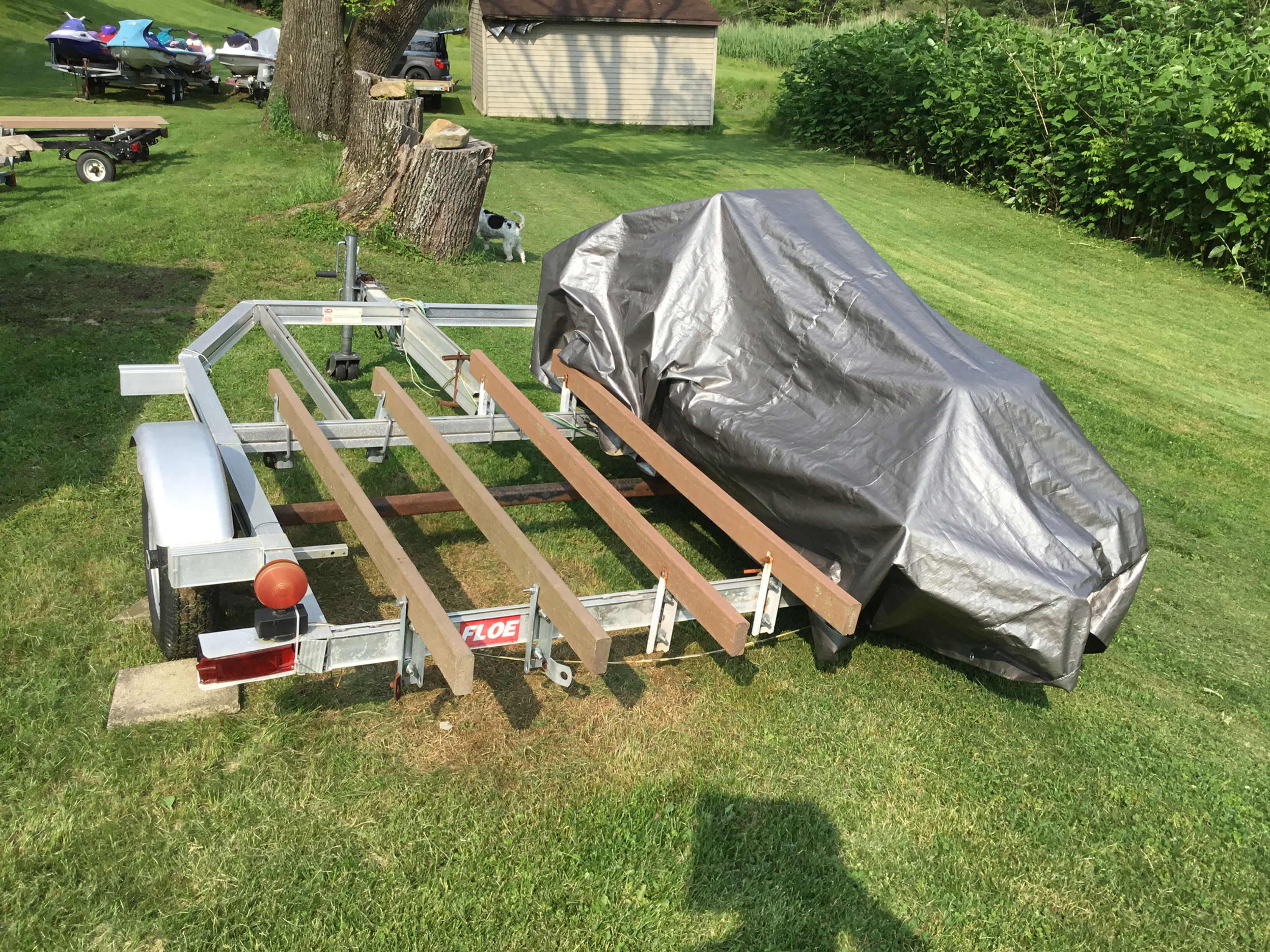 Double FLOE ALUMINUM PWC Jet Ski/WaveRunner SeaDoo Trailer