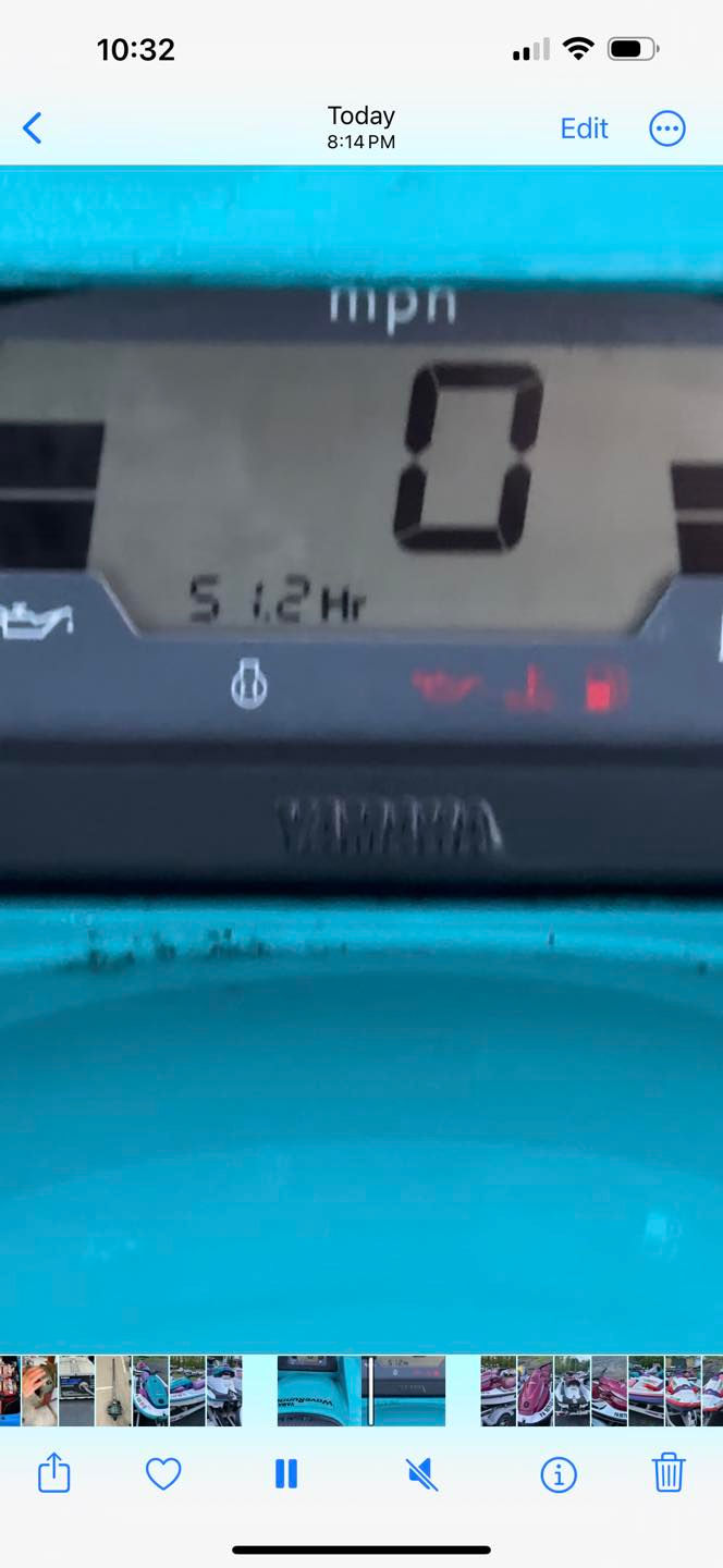 Thumbnail: Blue/Purple 1995 Yamaha Wave Venture 701cc 2-Stroke 3-Seater.