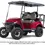 Thumbnail: MadJax® Storm Body Kit for EZGO TXT – Cherry Metallic