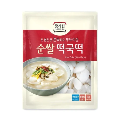 Jongga Sliced Rice Cake (500g) | KS VICTORIA