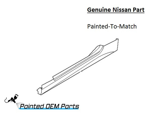 Painted 2023-2025 Nissan Z Side Skirt Rocker Molding | Genuine OEM