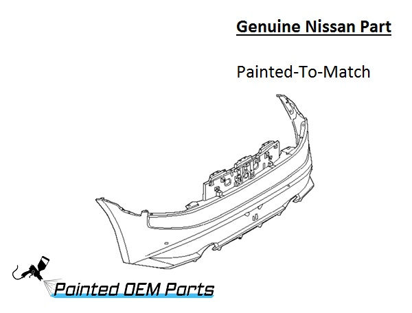 Painted 2023-2025 Nissan Z Rear Bumper | Genuine OEM