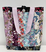 Quilted spring tote