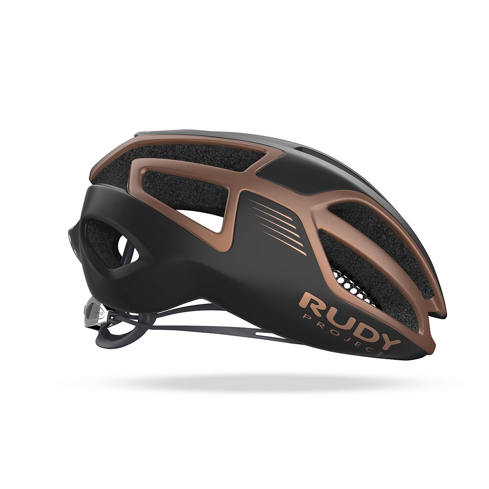 Casco Bici Rudy Project Rush - Nero Arancio, Unisex, Per Ciclismo - Foto 1