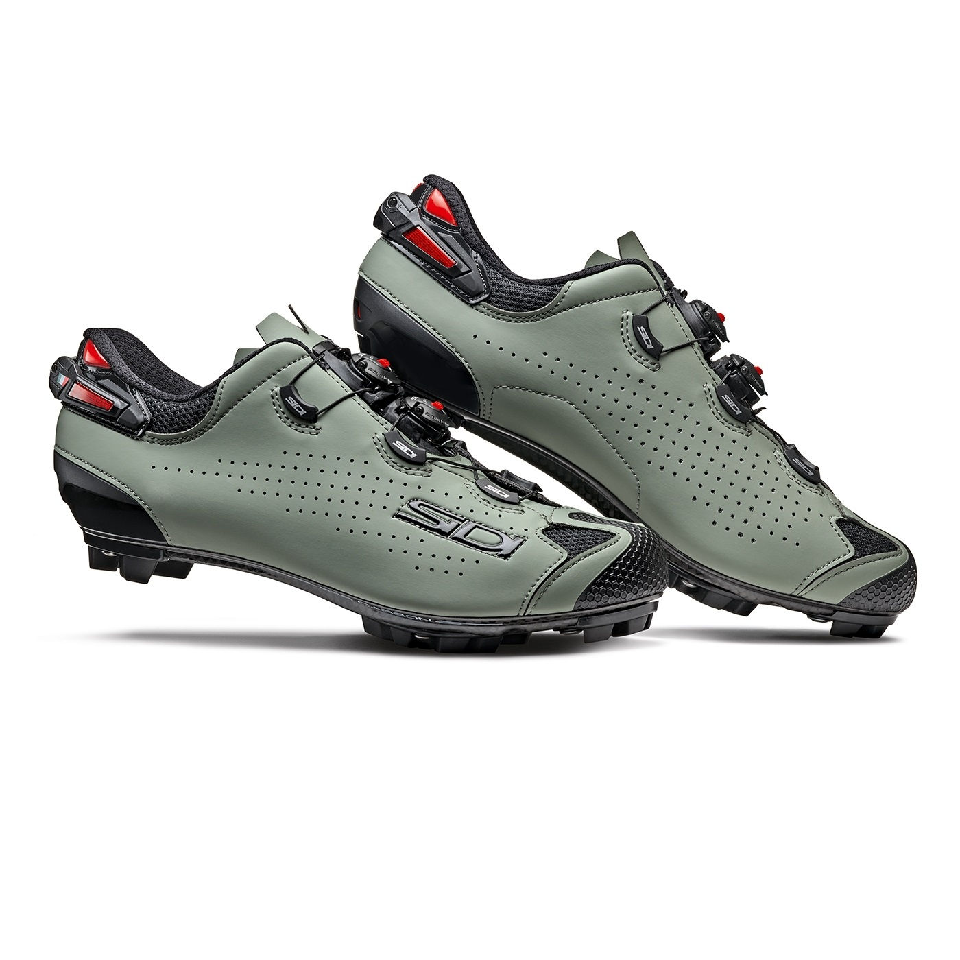 ZAPATOS SIDI MTB TIGER 2 SRS BLACK GREEN SALVIA