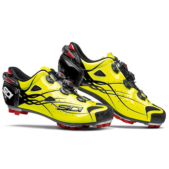 SIDI MTB TIGER CARBON SRS BRIGHT YELLOW