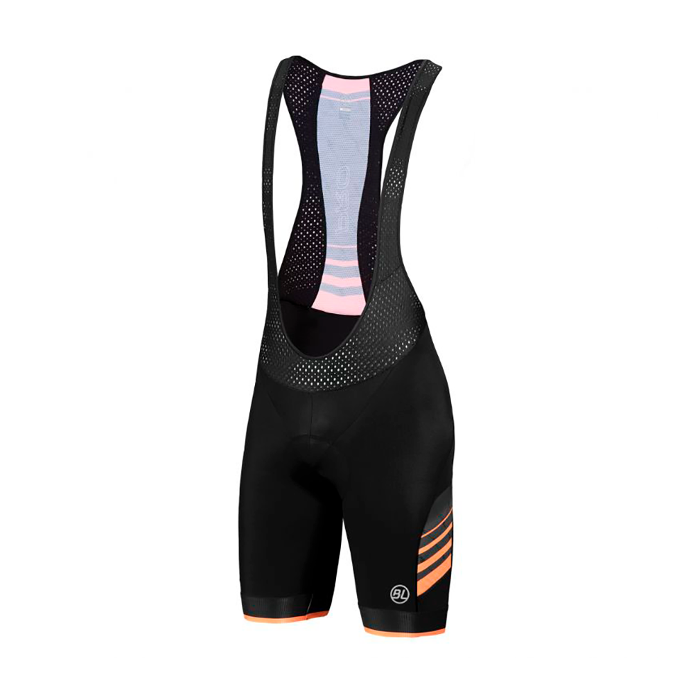 BIB SHORT BICYCLE PRO ORANGE
