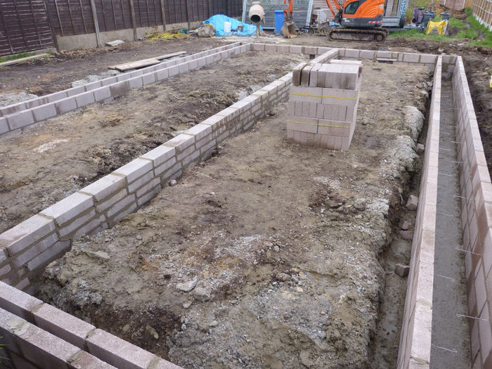 Misty Morning, Flooded Footings