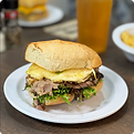 Beef & Egg Sandwich