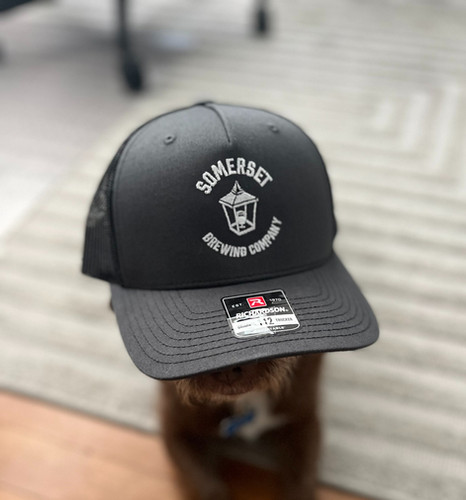 Gray Original Trucker Lantern Logo, Curved Brim | Somerset Brewing