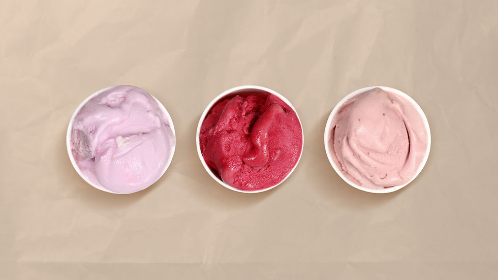 Pink Ice Creams