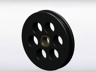 Polia central John Deere