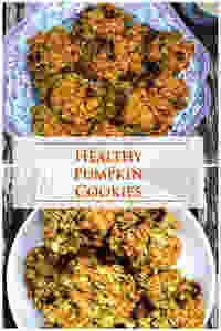 Healthy pumpkin oatmeal cookie