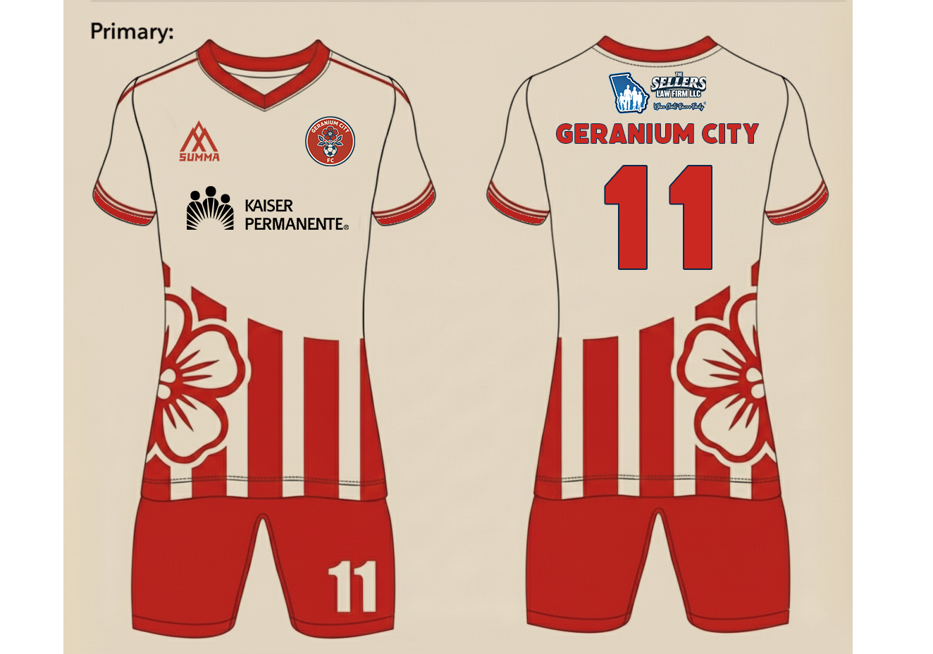 Geranium City FC Uniform Package - 2026