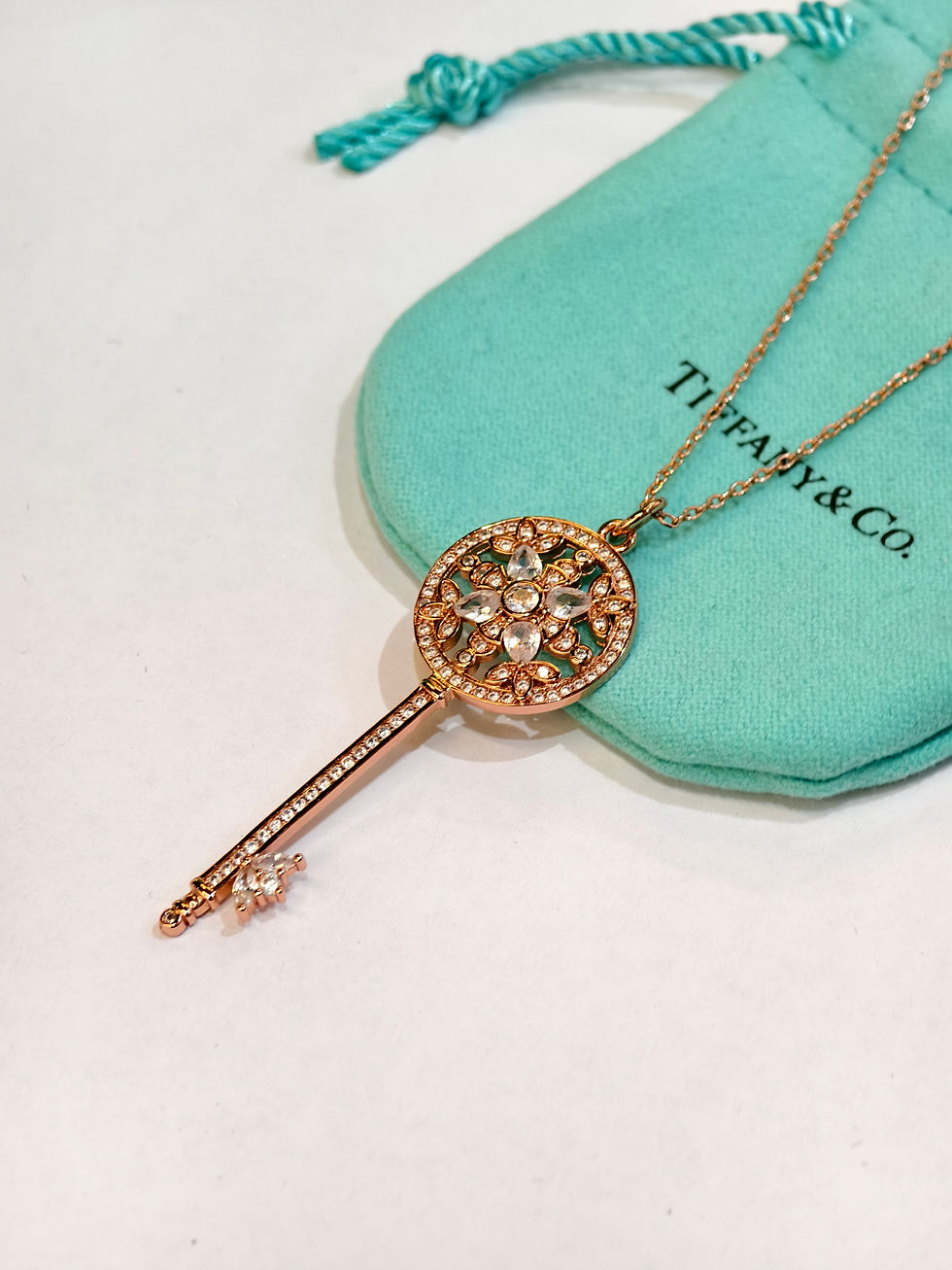 Thumbnail: Tiffany & Co. Key Necklace