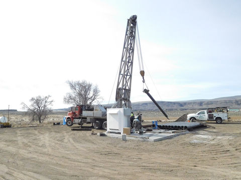 Irrigation pump installation