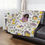 Thumbnail: Minky Blanket with Lemonade Literacy Lounge Design