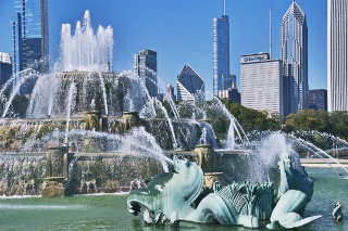 Buckingham Fountain in Grant Park