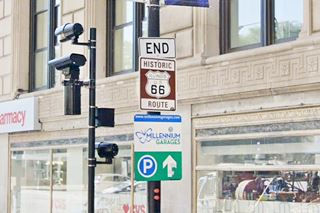 Route 66 "End" Sign