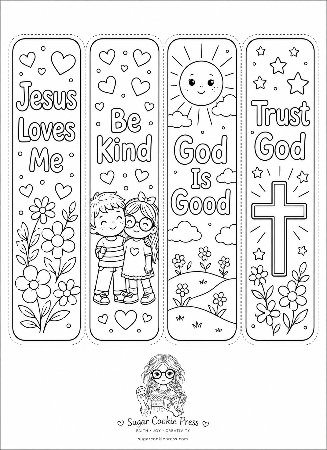 Children's Printable-Bookmarks