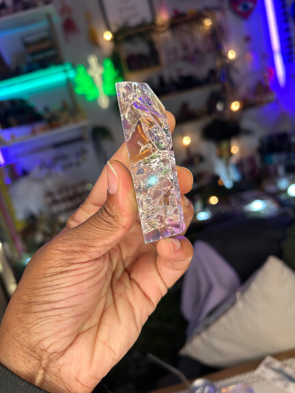 Thumbnail: Angel Aura Crackled Quartz 