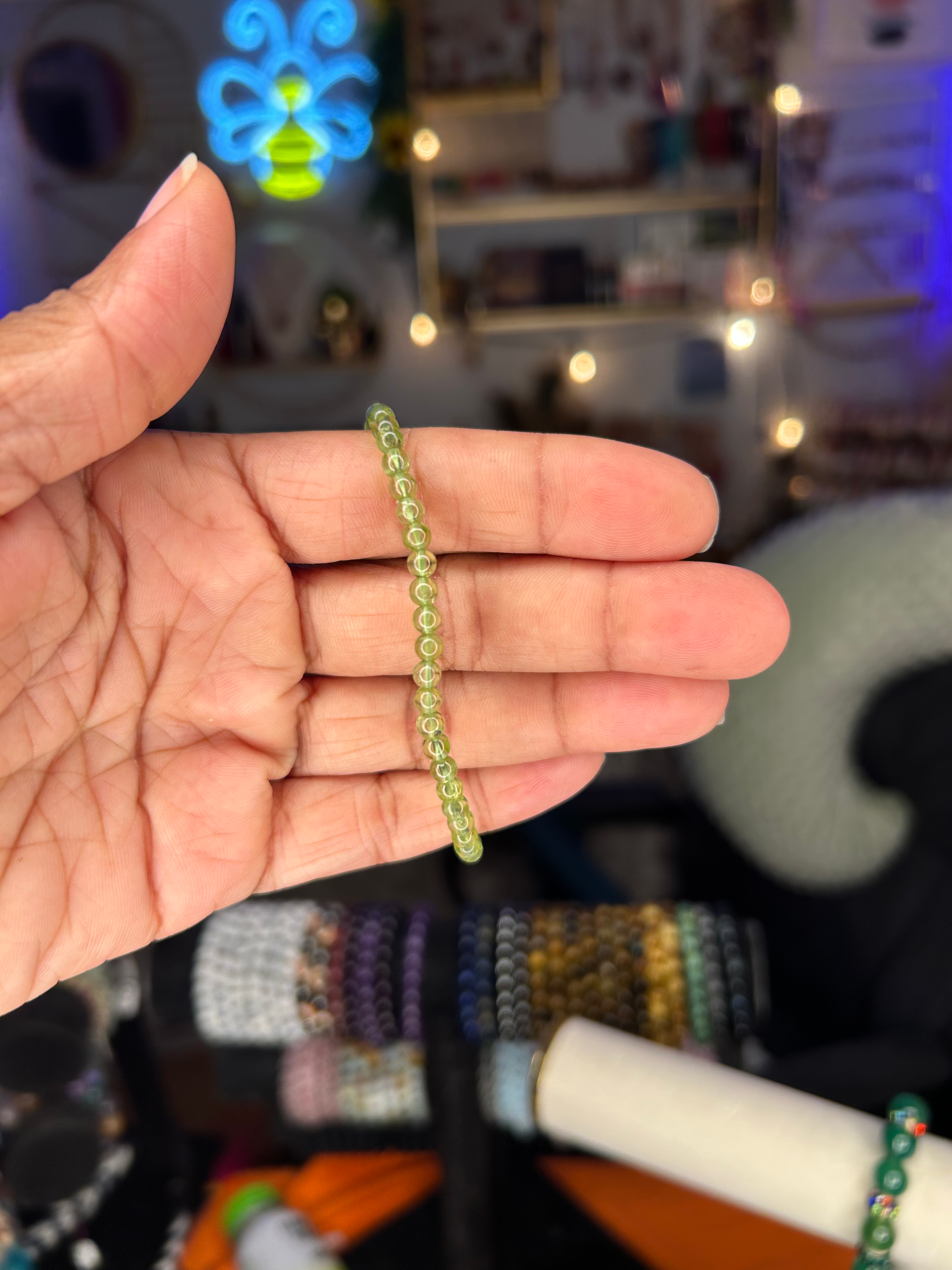 Peridot Beaded Bracelet