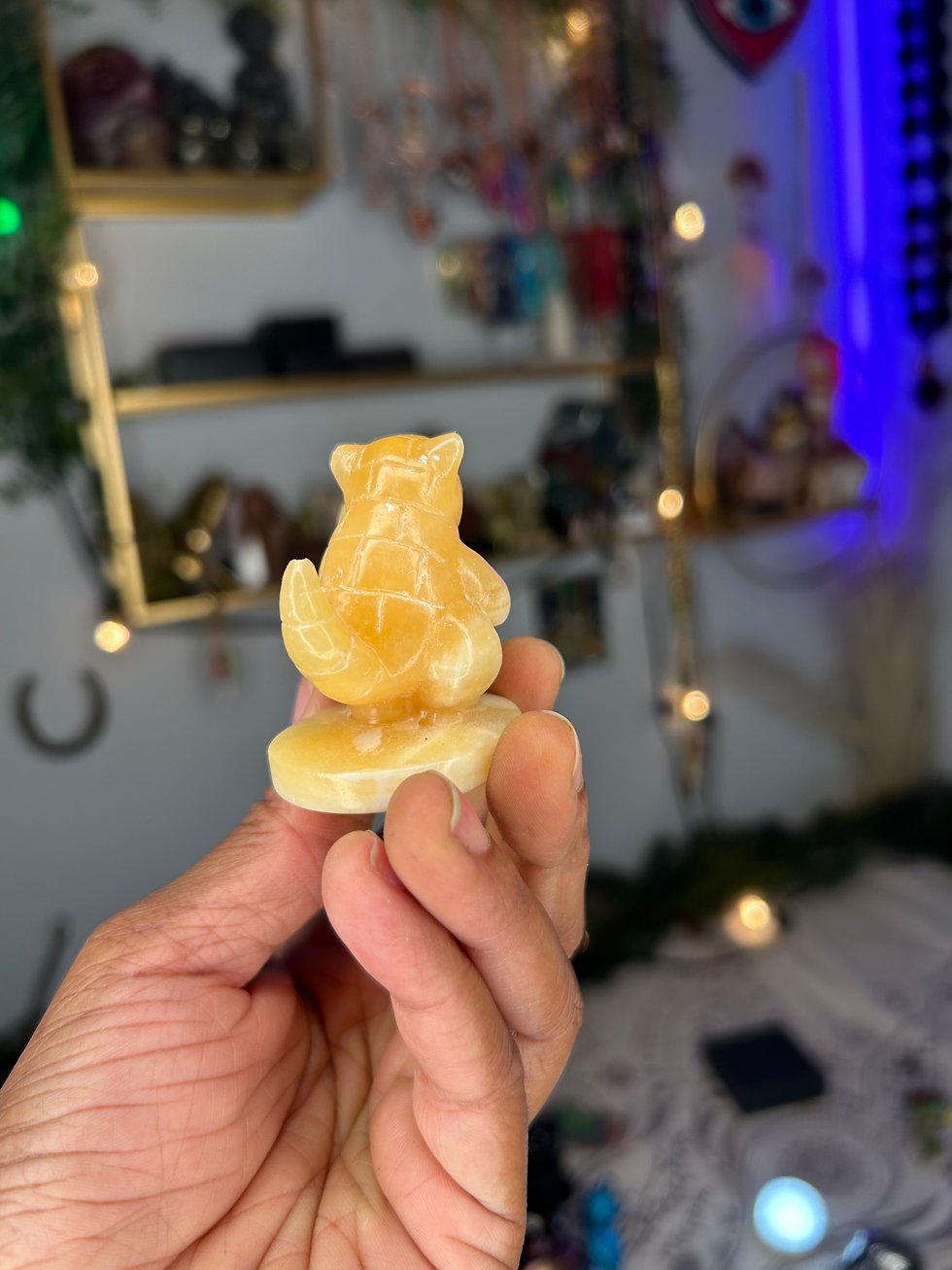 Thumbnail: Orange Calcite Sandshrew Pokémon Figurine