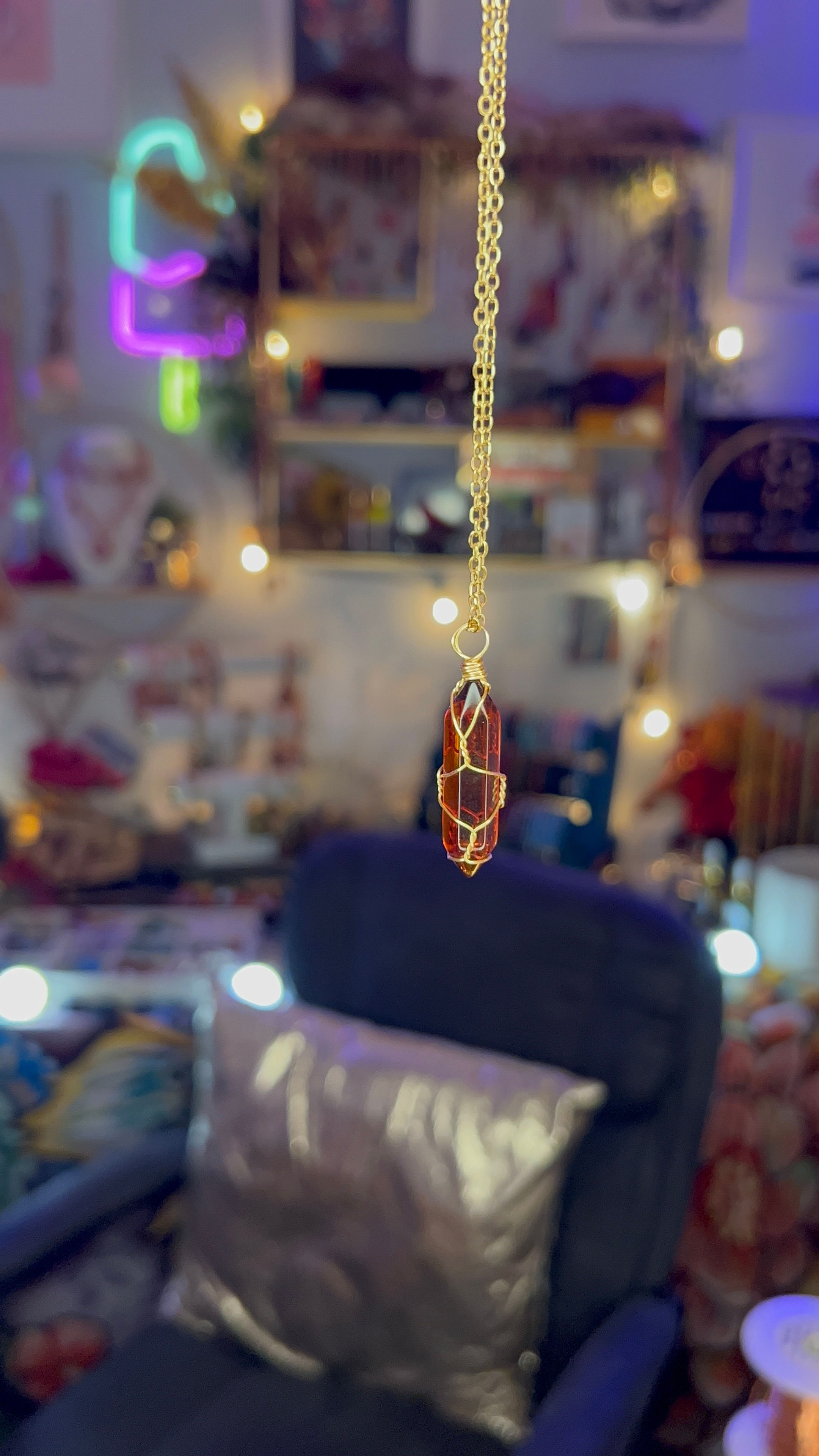Gold Opalite Necklace