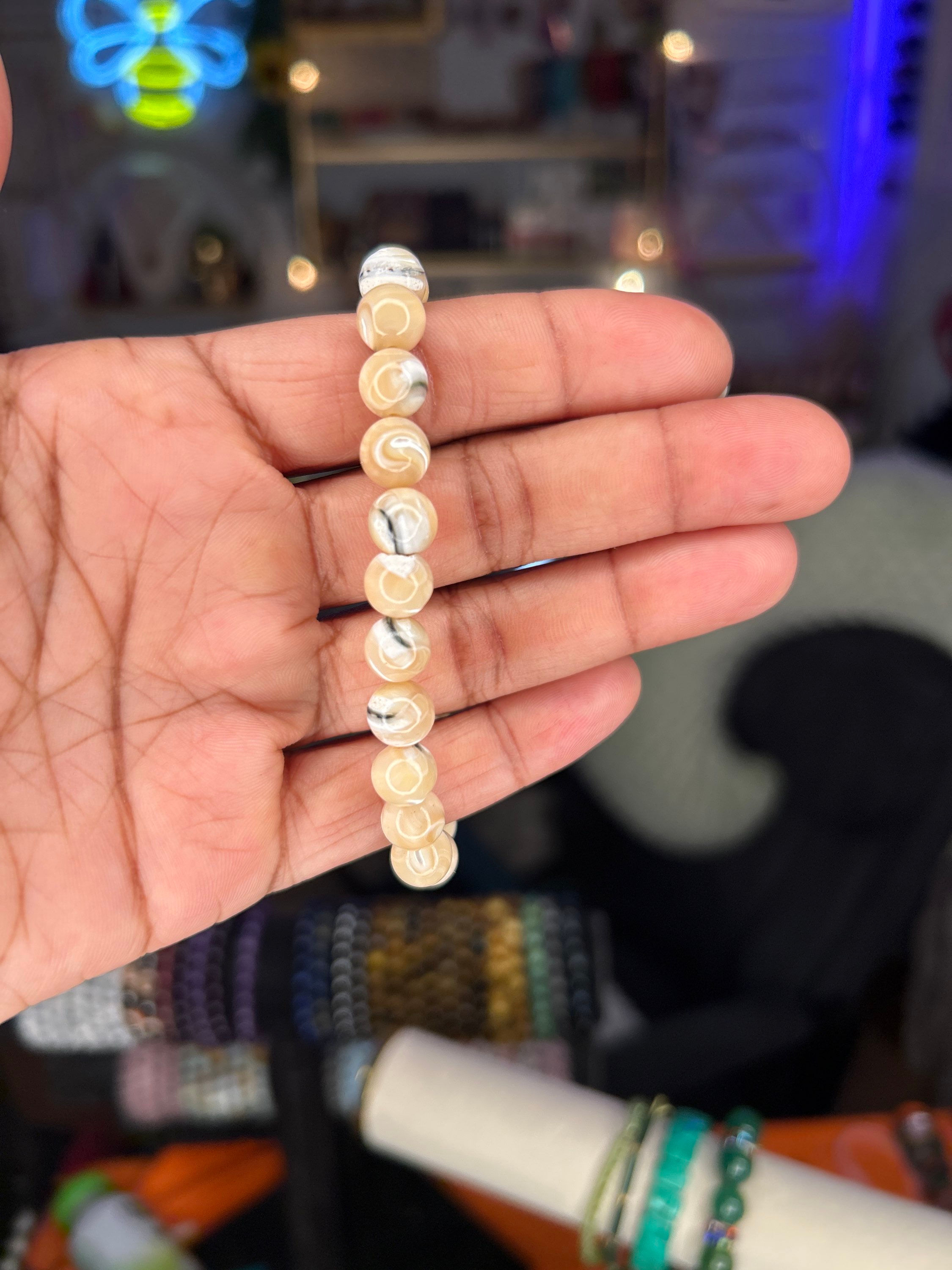 Abalone Shell Beaded Bracelet