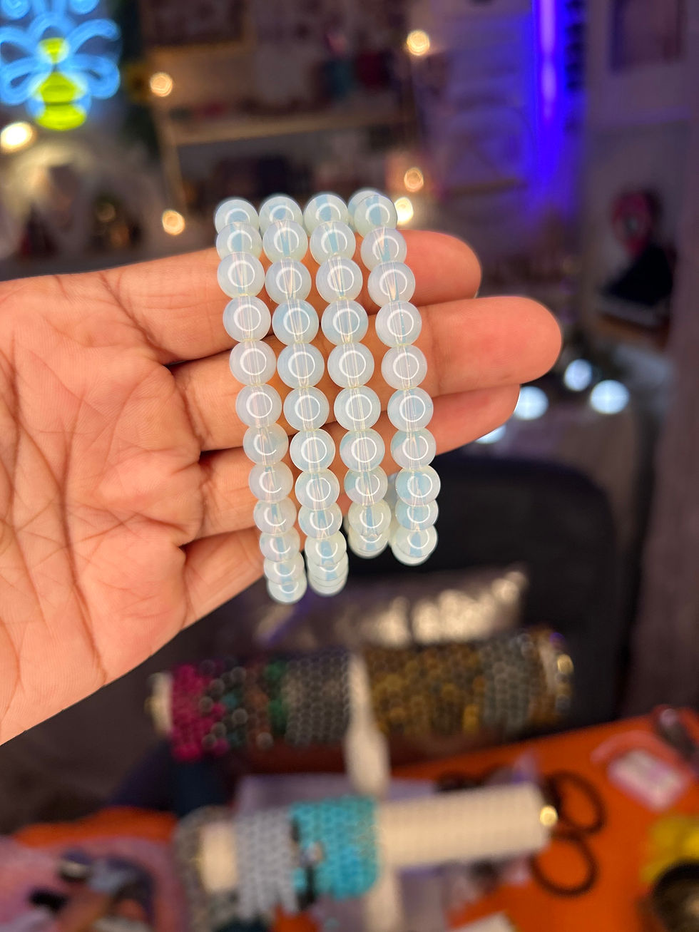 Thumbnail: Opalite Beaded Bracelet