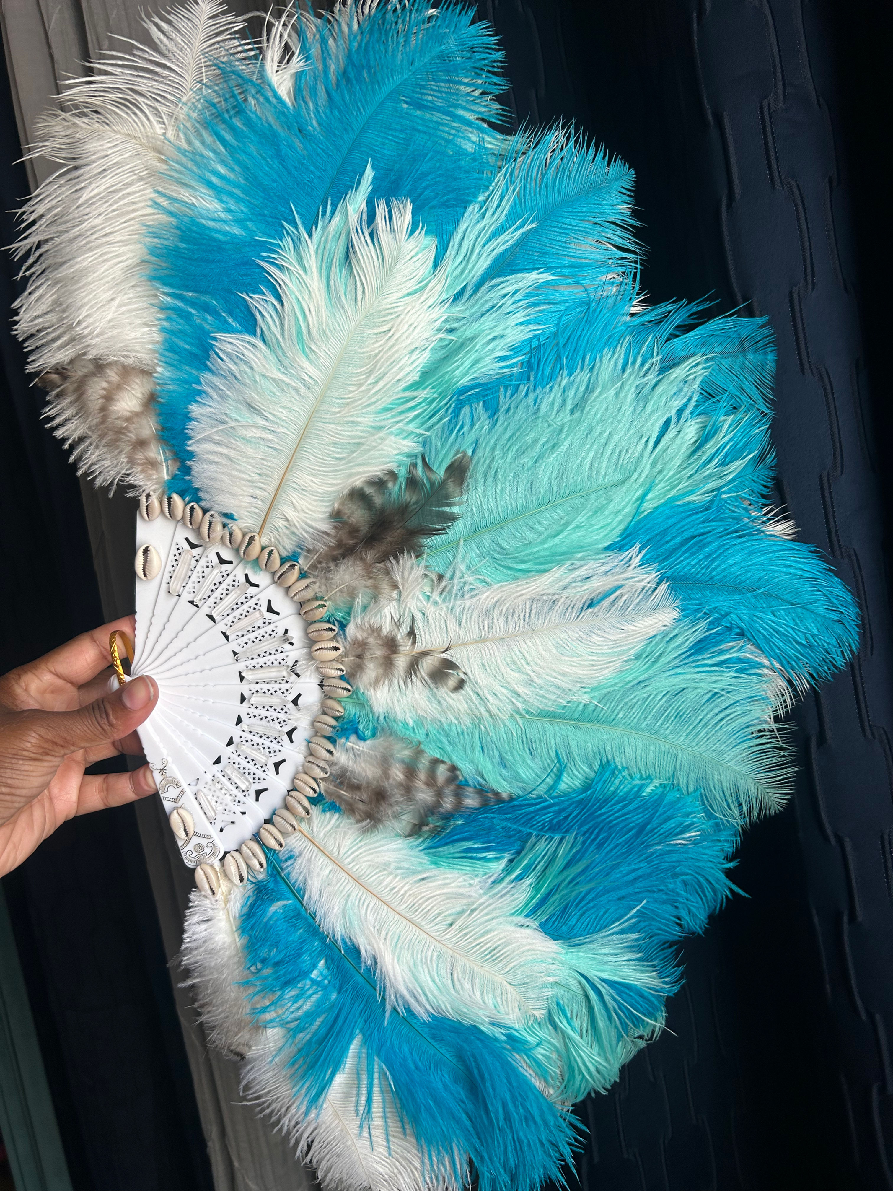 Yemayá Healing Aura Fan