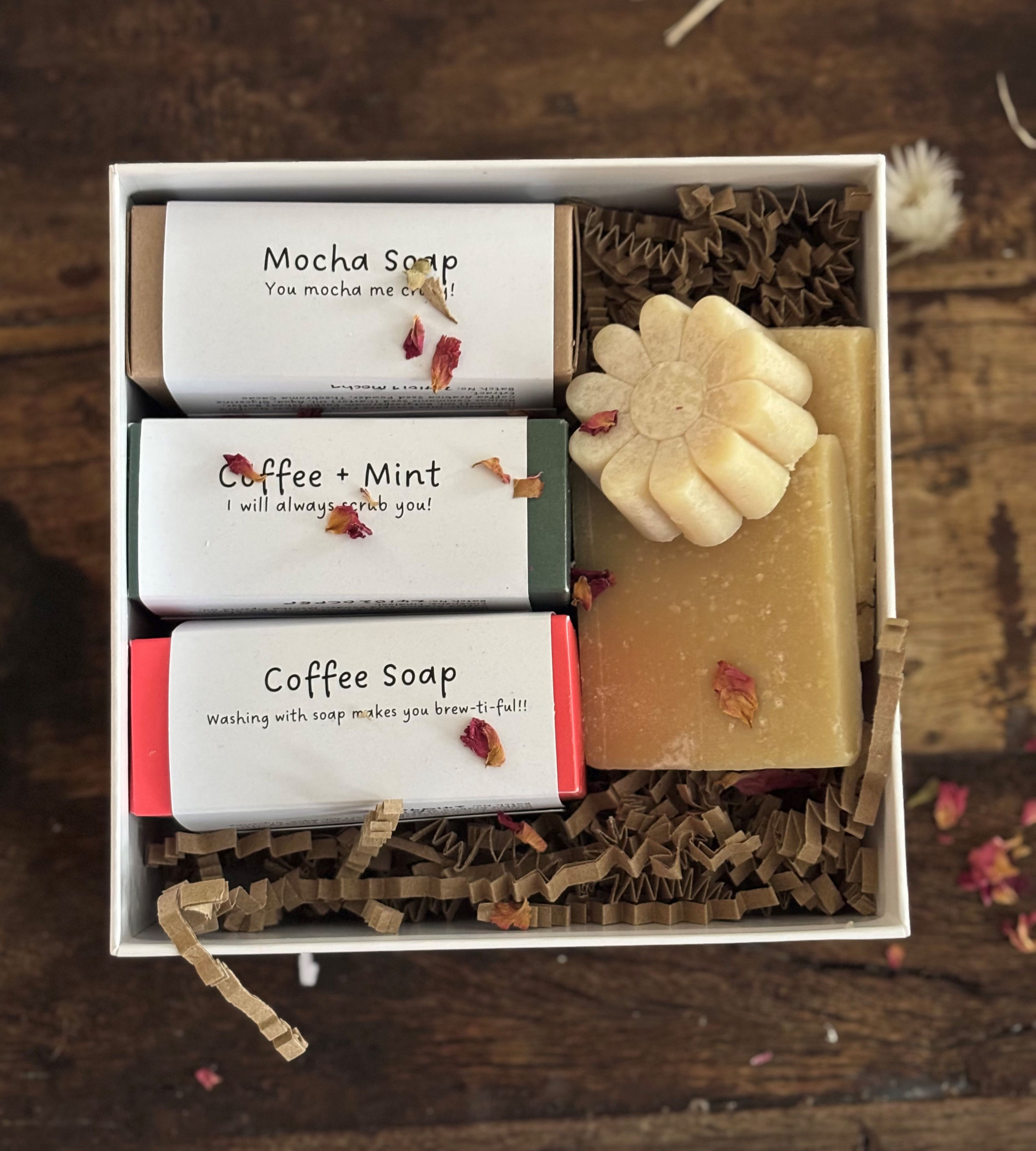 Coffee Lover’s Gift Set – Handcrafted Soap Collection