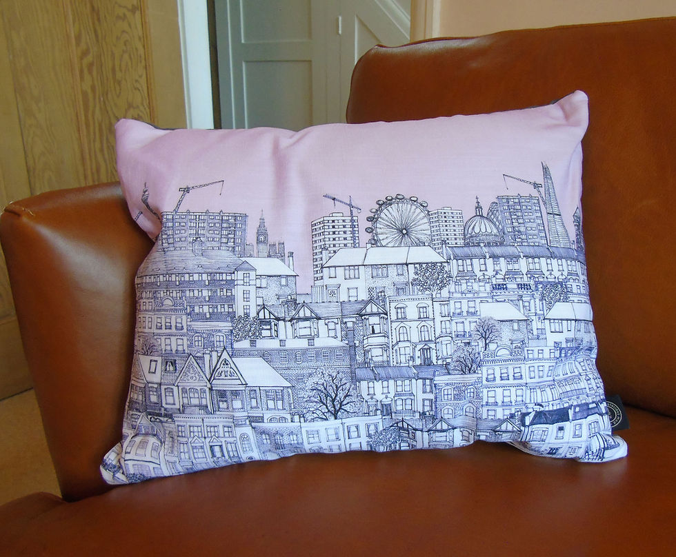 Thumbnail: London Houses Cushion