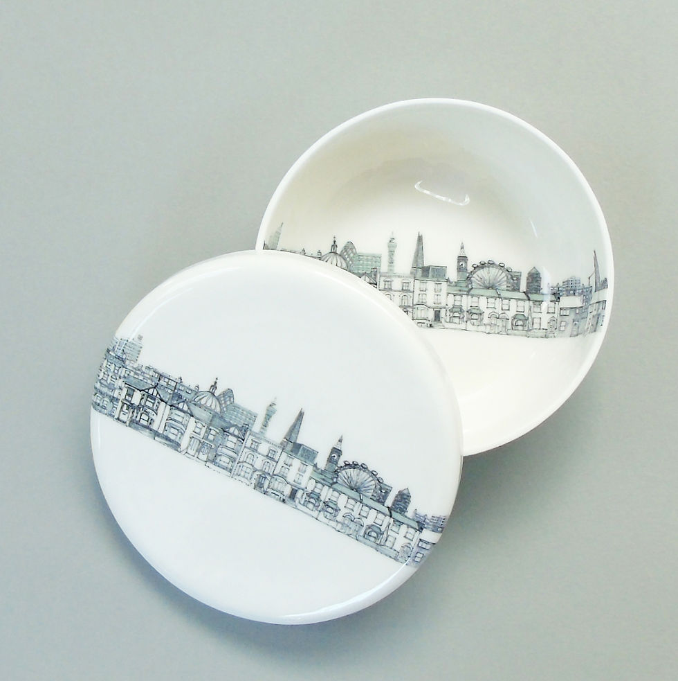Thumbnail: London bowl and plate set