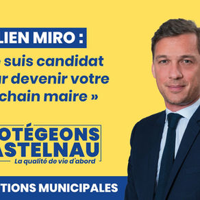 « Je suis candidat pour devenir votre prochain maire »