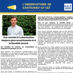 Le troisième numéro de l'Observatoire vient de sortir !