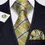 Thumbnail: Gold Mens Ties 100% Silk Ties