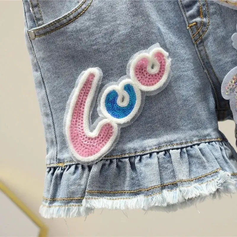 Imej kecil: Pantalones vaqueros para niñas de 4-14 años. Verano