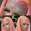 Thumbnail: Light PINK Color Short BOBO Full Frontal Lace Human Hair Wig for Women