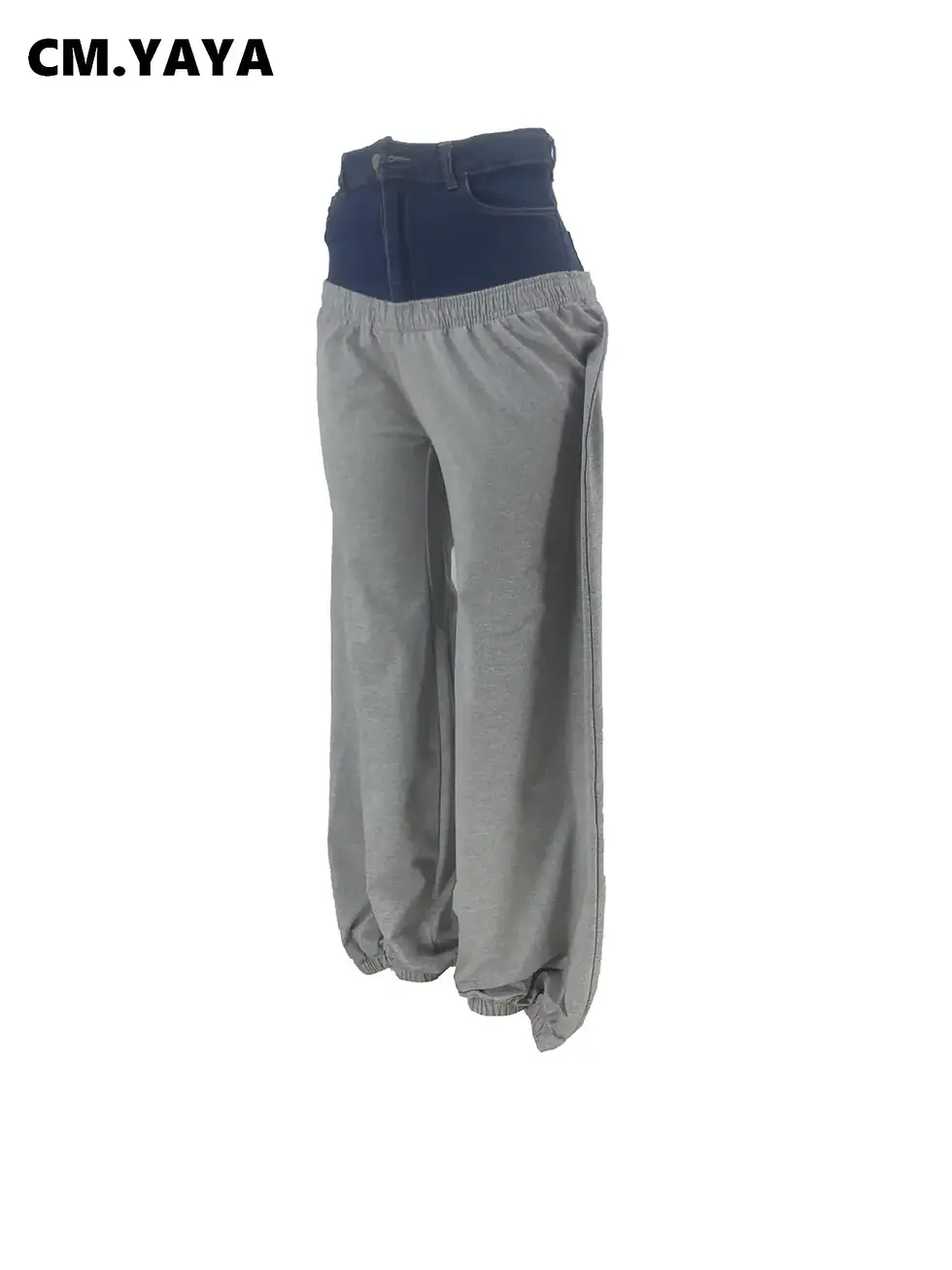 Thumbnail: High Waist Edible Tree Fungus Jogger Pants Zipper Trousers